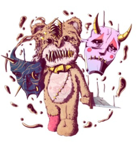 Custom Teddy Bear Character Illustration